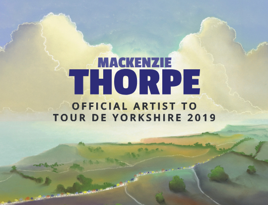 Mackenzie Thorpe - Pre-order new releases from the Official Artist to the Tour de Yorkshire 2019 image