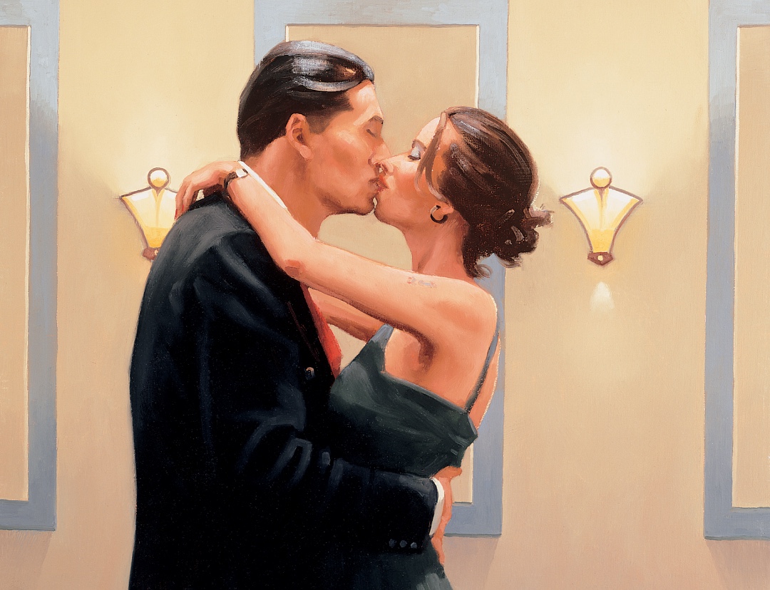 Jack Vettriano - Betrayal – First Kiss image